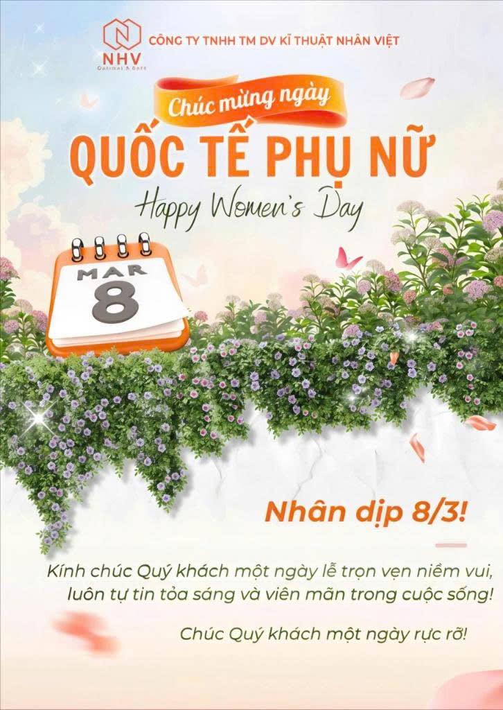 Chúc mừng Quốc tế Phụ nữ 8/3