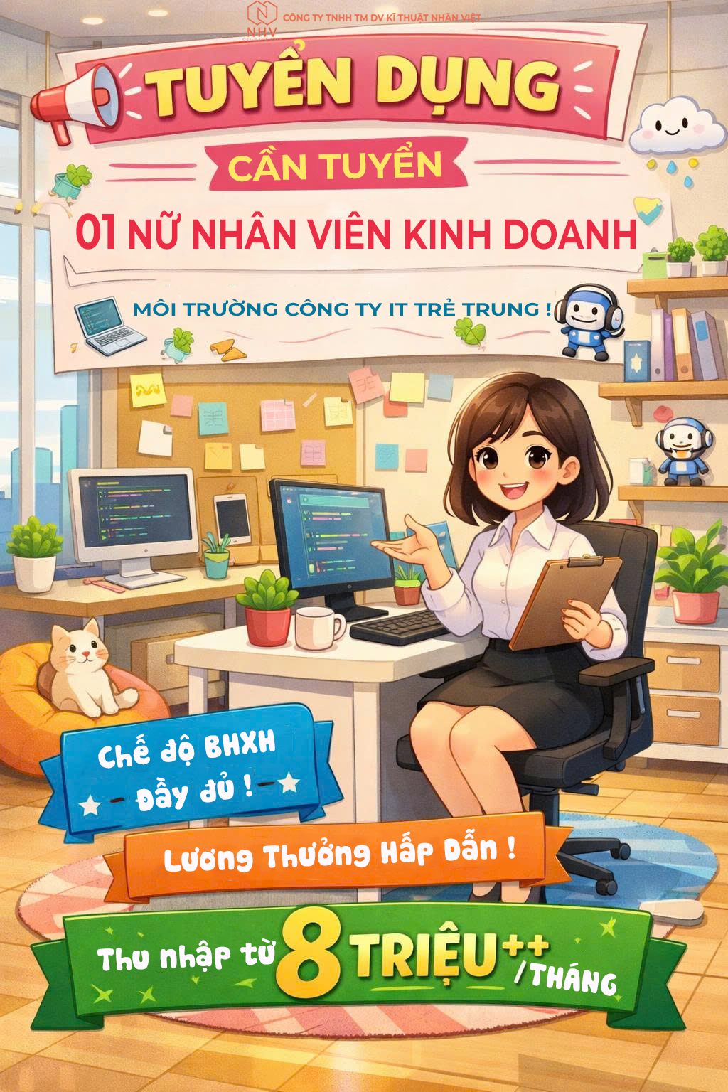 Tuyển nhân viên kinh doanh Nhân Việt